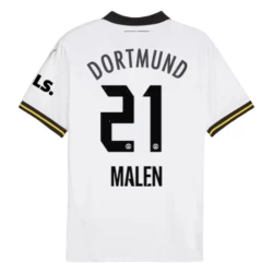 Maglie Calcio BVB Borussia Dortmund Donyell Malen #21 2024-25 Terza Uomo