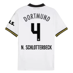 Maglie Calcio BVB Borussia Dortmund N.Schlotterbeck #4 2024-25 Terza Uomo