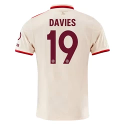 Maglie Calcio FC Bayern München Alphonso Davies #19 2024-25 Terza Uomo