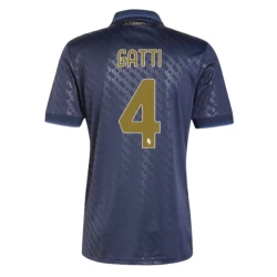 Maglie Calcio Juventus FC Gatti #4 2024-25 Terza Uomo