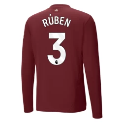 Maglie Calcio Manchester City Ruben #3 2024-25 Terza Uomo Manica Lunga