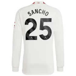 Maglie Calcio Manchester United Jadon Sancho #25 2023-24 Terza Uomo Manica Lunga