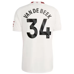 Maglie Calcio Manchester United Van De Beek #34 2023-24 Terza Uomo