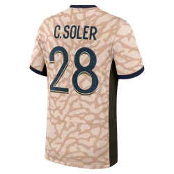 Maglie Calcio Paris Saint-Germain PSG C. Soler #28 2024-25 Fourth Uomo