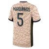 Maglie Calcio Paris Saint-Germain PSG Marquinhos #5 2024-25 Fourth Uomo