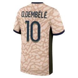 Maglie Calcio Paris Saint-Germain PSG O. Dembele #10 2024-25 Fourth Uomo