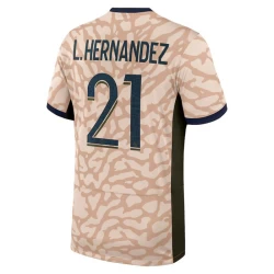 Maglie Calcio Paris Saint-Germain PSG Theo Hernández #21 2024-25 Fourth Uomo