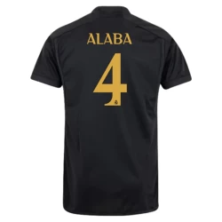 Maglie Calcio Real Madrid David Alaba #4 2023-24 Terza Uomo