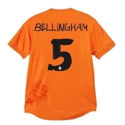 Maglie Calcio Real Madrid Jude Bellingham #5 2023-24 x Y3 Orange Fourth Uomo