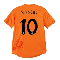 Maglie Calcio Real Madrid Luka Modrić #10 2023-24 x Y3 Orange Fourth Uomo