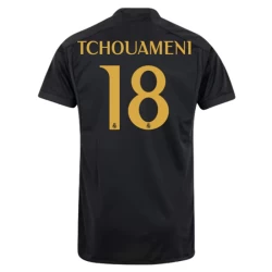 Maglie Calcio Real Madrid Tchouameni #18 2023-24 Terza Uomo